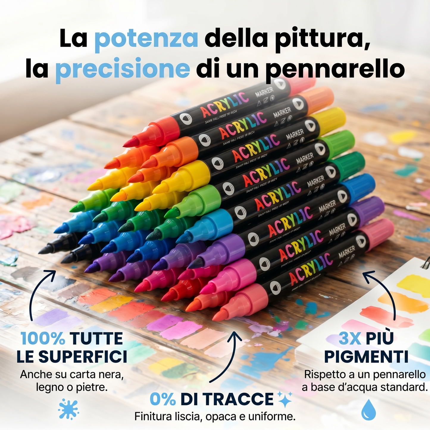 L'ACRYL'ART™ - Pennarelli Acrilici